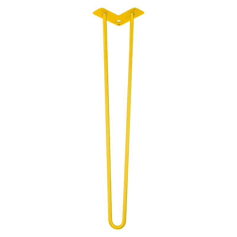 Ніжка меблева HAIRPIN Leg 2ROD Big h71см жовта Ніжка меблева HAIRPIN Leg 2ROD Big h71см жовта