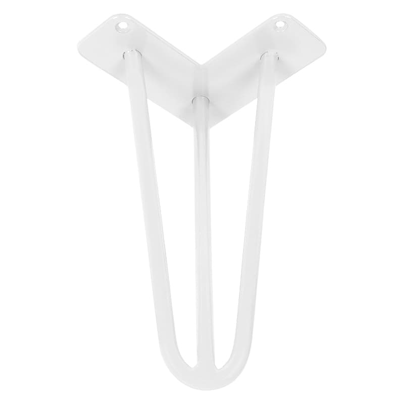 Ножка мебельная HAIRPIN Leg 3ROD Small h15см белая Ножка мебельная HAIRPIN Leg 3ROD Small h15см белая