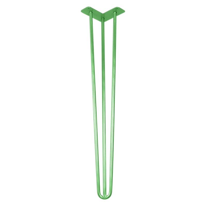 Ножка мебельная HAIRPIN Leg 3ROD Big h71см зеленая Ножка мебельная HAIRPIN Leg 3ROD Big h71см зеленая