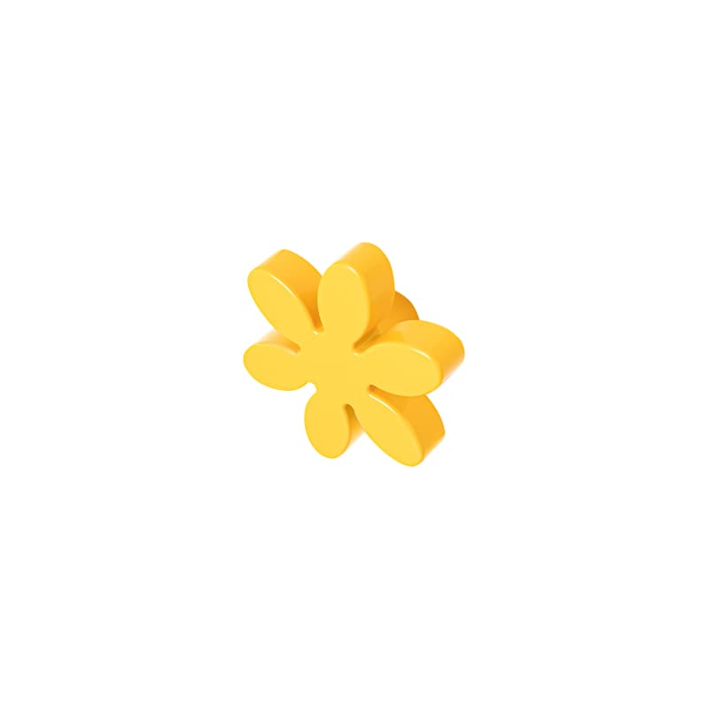Ручка Ferro Fiori by Poliplast PL 11009.01 желтый Ручка Ferro Fiori by Poliplast PL 11009.01 желтый