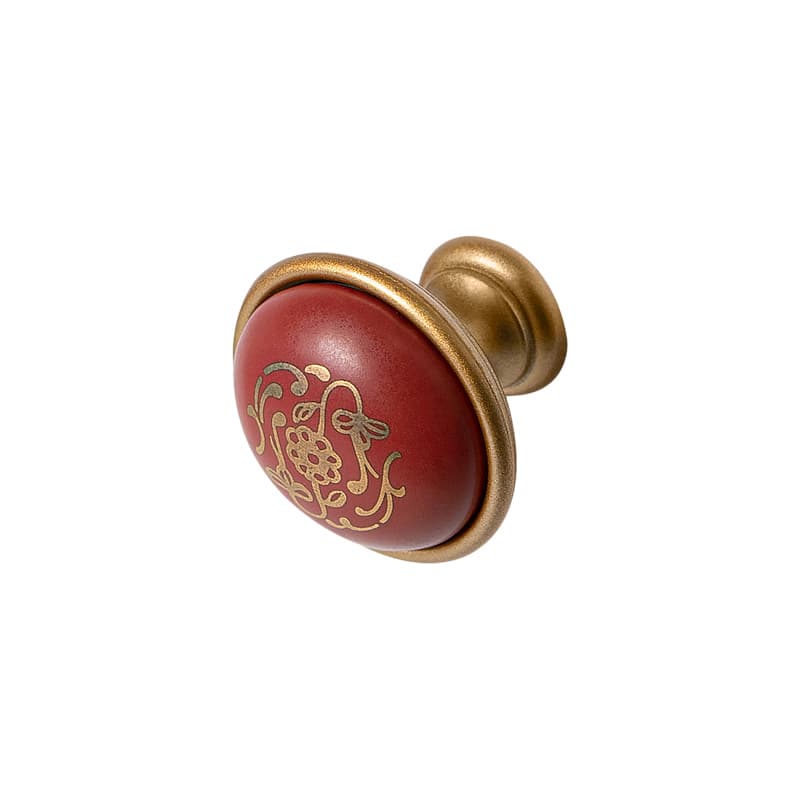 Ручка Marella CR 24316.35 золото матовое | красный матовый | рисунок Ручка Marella CR 24316.35 золото матовое | красный матовый | рисунок