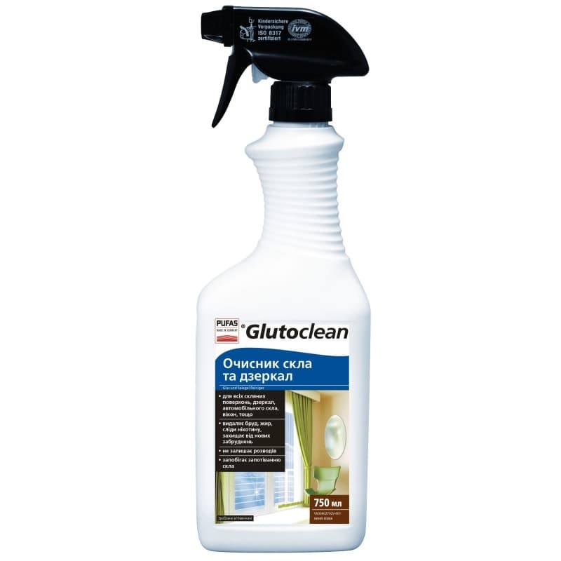 Очиститель стекол и зеркал Glutoclean, 750 мл Очиститель стекол и зеркал Glutoclean, 750 мл