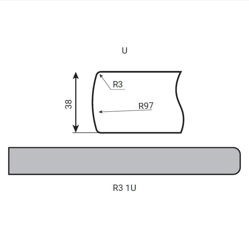 Столешница Luxeform S938/R3-1 U Грейвуд влагостойкая 4200х600x38 мм м.п. Столешница Luxeform S938/R3-1 U Грейвуд влагостойкая 4200х600x38 мм м.п.