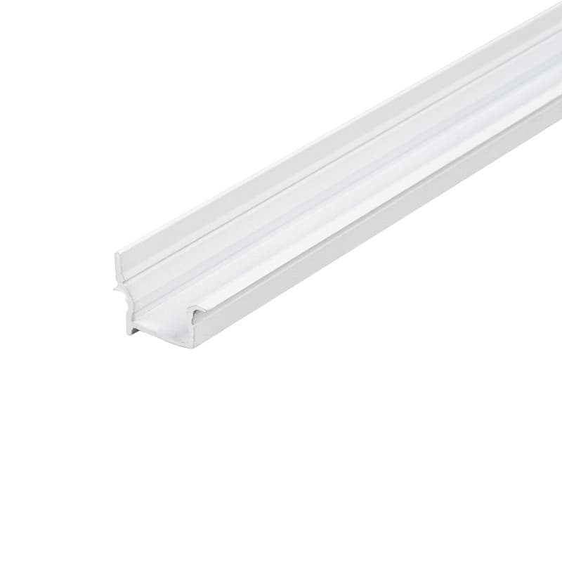 Профіль для LED-стрічки, ВРІЗНИЙ ІЗ ШТОРКОЮ, L = 3m, алюміній, білий мат