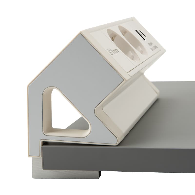 Накладний розетковий блок Lumine ORION 2xрозетки, 2xUSB A+C (15,5W), білий Накладний розетковий блок Lumine ORION 2xрозетки, 2xUSB A+C (15,5W), білий