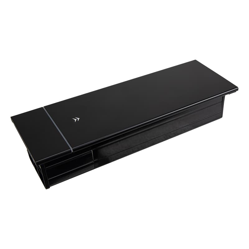 Вбудований розетковий блок Lumine SPARK 1xрозетка, 1*HDMI,1xCAT6, 2xUSB A+C (20W), чорний