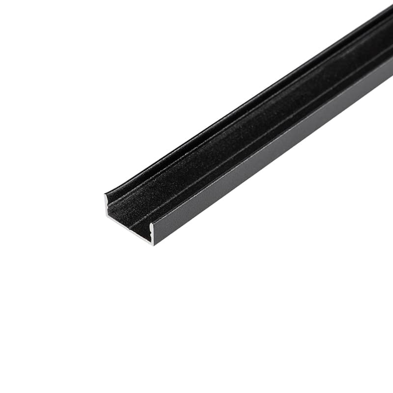 Профіль для LED-стрічки, НАКЛАДНИЙ LP-7B, чорний L = 2m