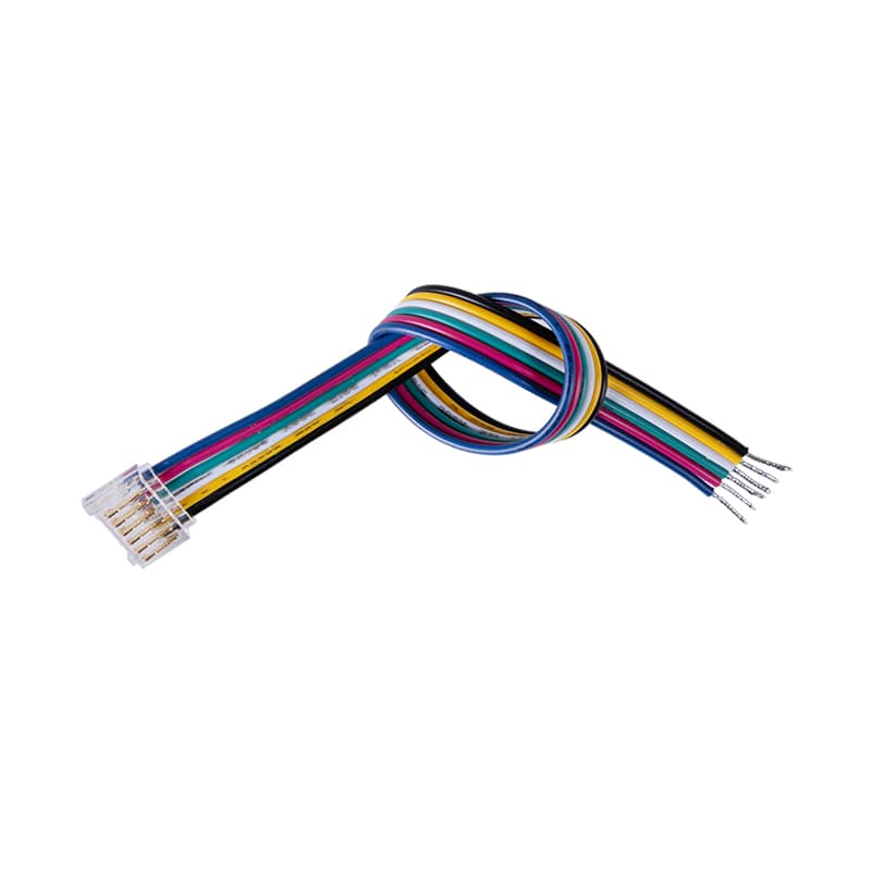 Кінцевий з'єднувач RGB+CCT 12 mm, проколювального типу Кінцевий з'єднувач RGB+CCT 12 mm, проколювального типу