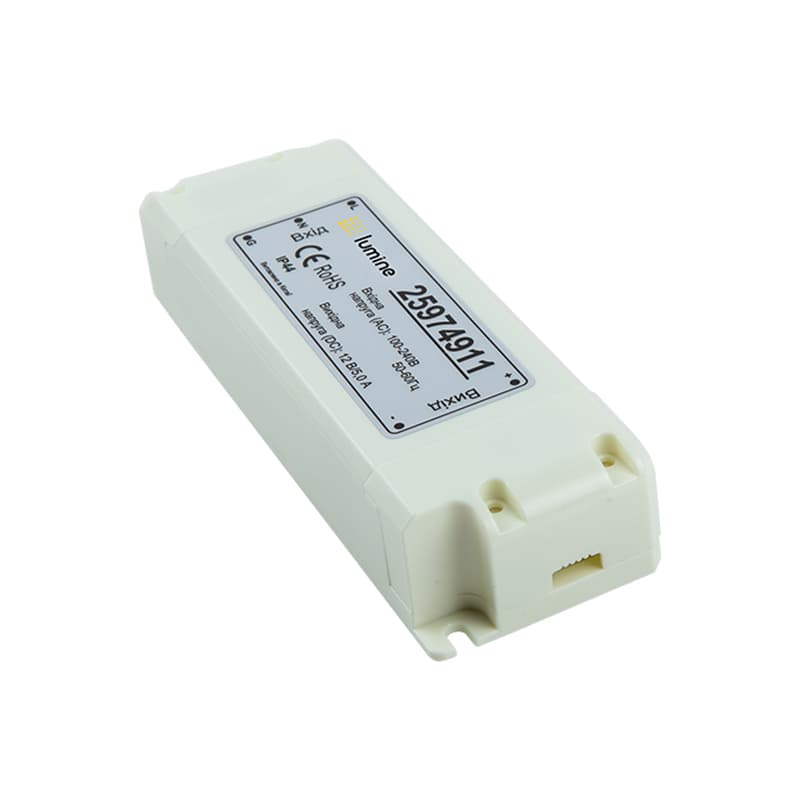 Блок питания для LED, 60W, 12V, IP44, пластик. корпус