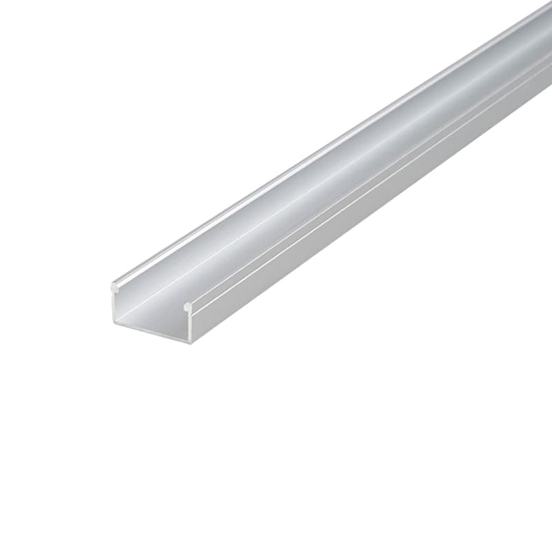 Профиль для LED-ленты, НАКЛАДНОЙ, L = 2м, алюминий, анодированное серебро Профиль для LED-ленты, НАКЛАДНОЙ, L = 2м, алюминий, анодированное серебро