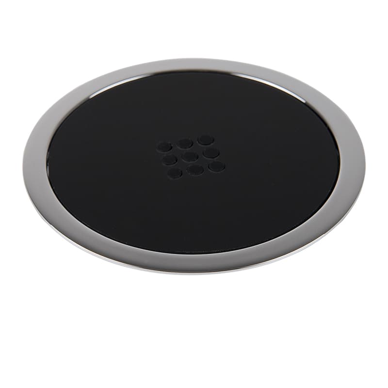 VersaCHARGER Безпроводная зарядка Qi (5V/9V, 1A/1,1А), живлення microUSB 5V/9V 2A, IP20, чорний/хром (06009Y00002)