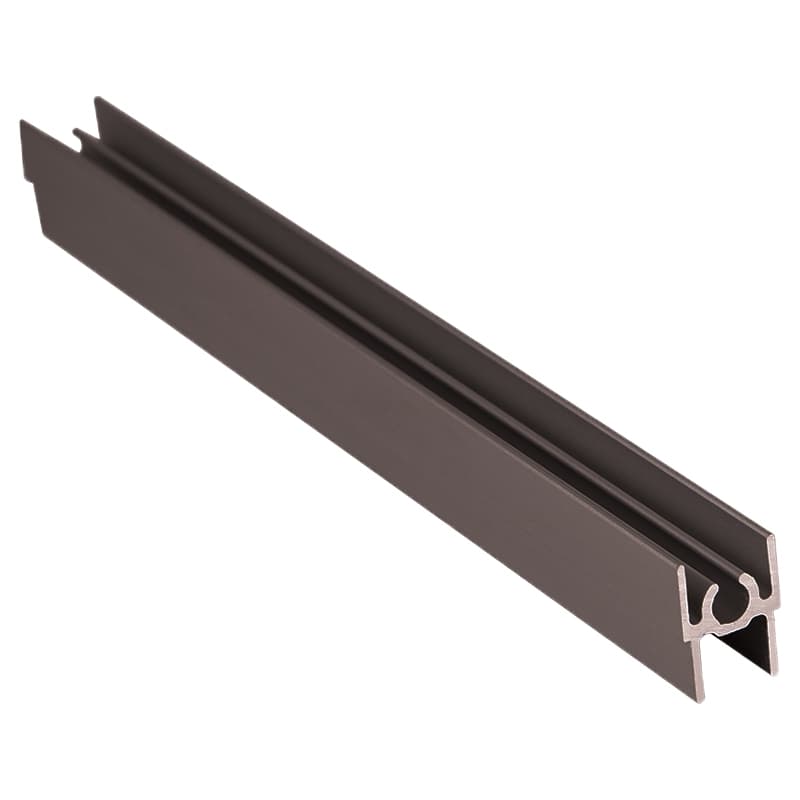 Профиль горизонтальный верхний Люкс Лайт анодир.бронза темная/ 5,8 м Профиль горизонтальный верхний Люкс Лайт анодир.бронза темная/ 5,8 м