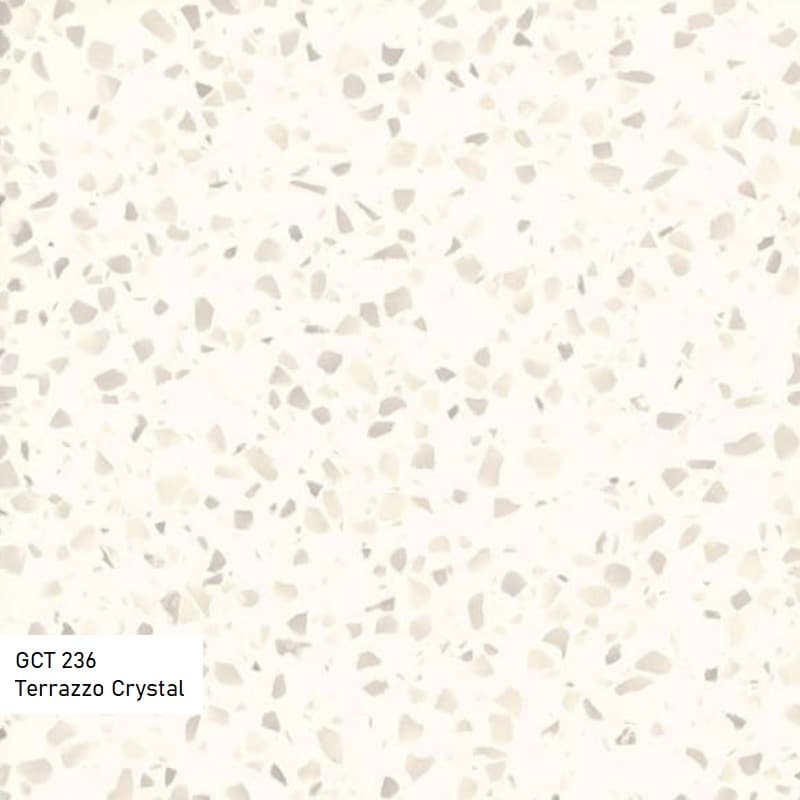 Акриловый камень Getacore GCT 236 Terrazzo Crystal, 4100х1250х10