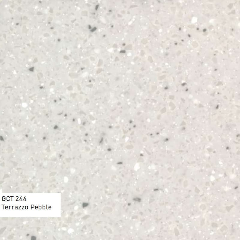 Акриловый камень Getacore GCT 244 Terrazzo Pebble, 4100х1250х10