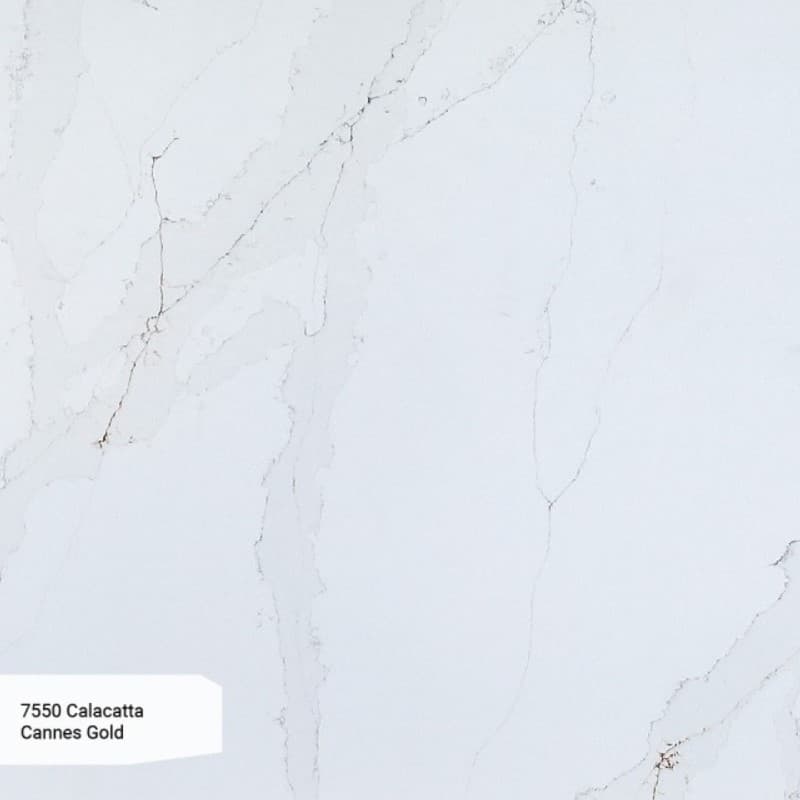 Штучний кварцит Avant 7550 Calacatta Cannes Gold 20мм Штучний кварцит Avant 7550 Calacatta Cannes Gold 20мм