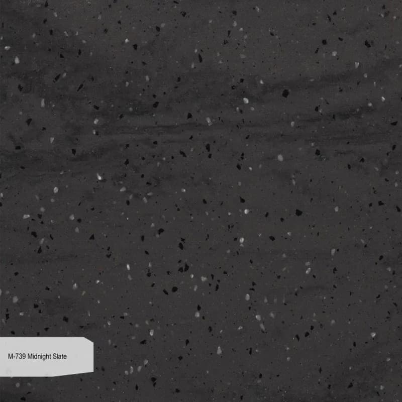 Лист акриловый Grandex Marble Ocean M-739 Midnight Slate 3680х760х12