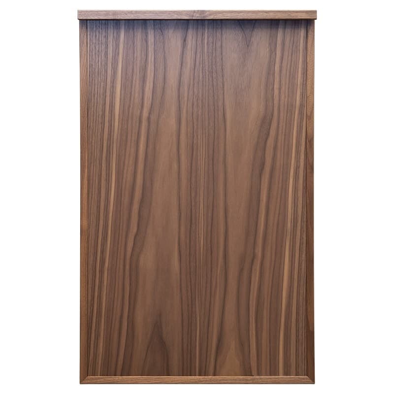 Фасад Wood Contur з виступаючою ручкою, горіх американський, без покриття Фасад Wood Contur з виступаючою ручкою, горіх американський, без покриття