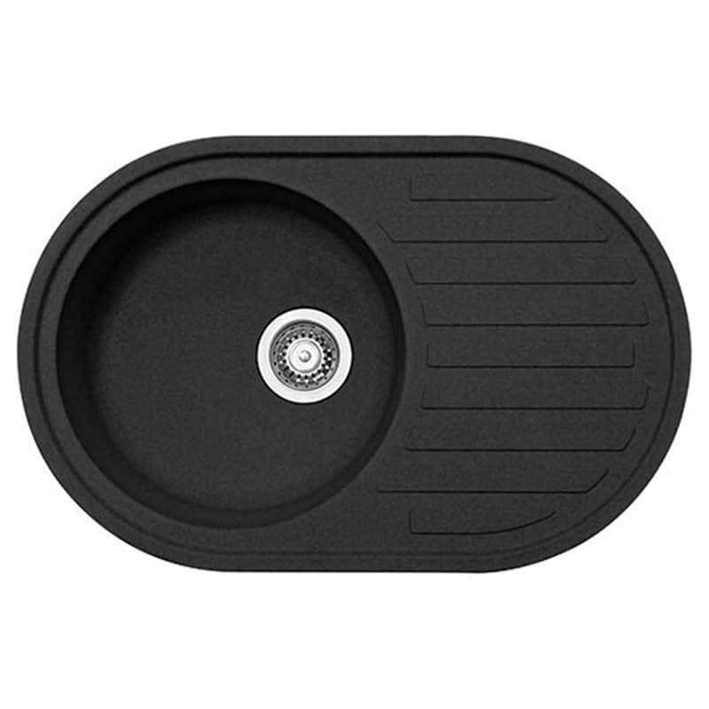 Мойка с сифоном гранит ROG 611 оникс Franke (114.0668.599) Мойка с сифоном гранит ROG 611 оникс Franke (114.0668.599)