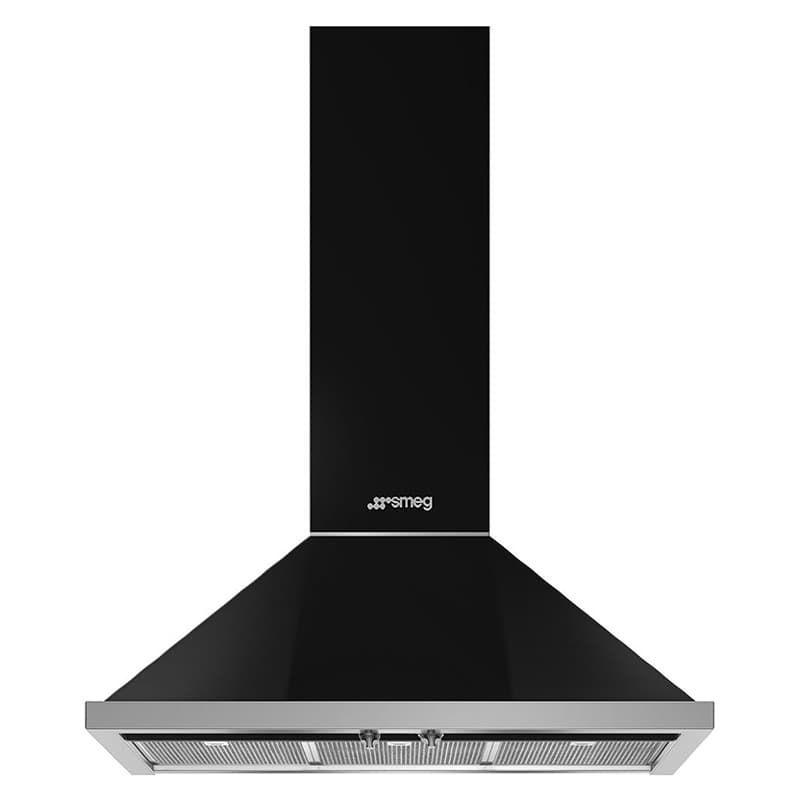 Вытяжка пристенная 90см KPF9BL Smeg Вытяжка пристенная 90см KPF9BL Smeg