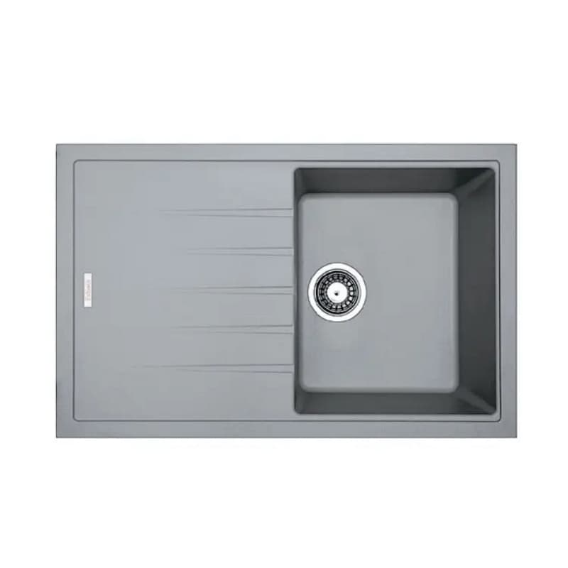 Мойка гранит Classic 78x50 серый металлик Fabiano Мойка гранит Classic 78x50 серый металлик Fabiano