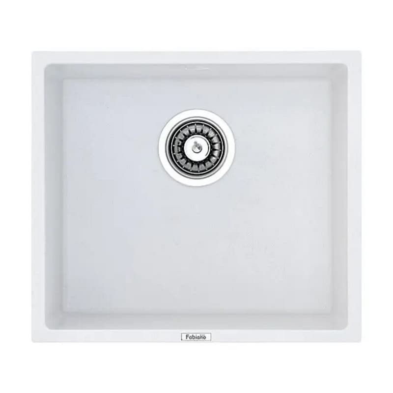 Мойка гранит Quadro 45x40 белый Fabiano Мойка гранит Quadro 45x40 белый Fabiano
