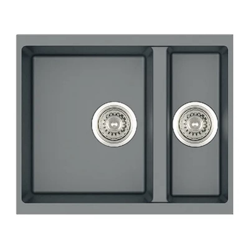 Мийка граніт Quadro 56x46x15 титаніум Fabiano Мийка граніт Quadro 56x46x15 титаніум Fabiano
