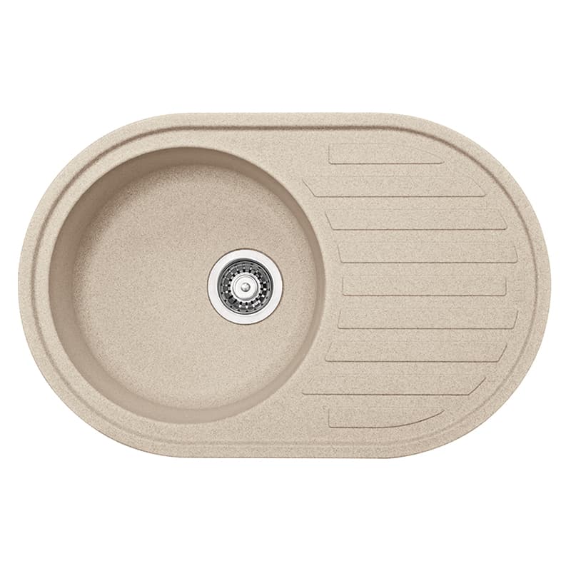 Мийка з сифоном граніт ROG 611 Франке бежевий (114.0254.780)