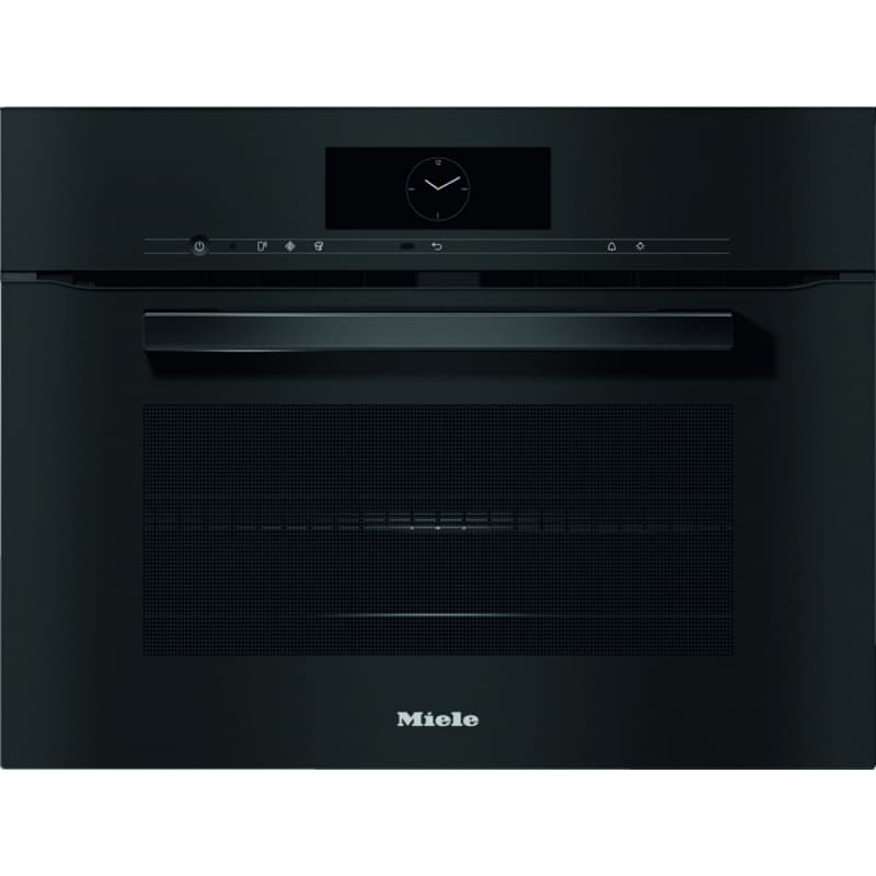 Компактный духовой шкаф с СВЧ H 7840 BM OBSW черный обсидиан Miele Компактный духовой шкаф с СВЧ H 7840 BM OBSW черный обсидиан Miele