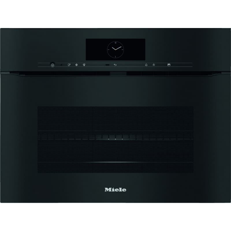 Компактный духовой шкаф с СВЧ H 7840 BMX OBSW черный обсидиан Miele Компактный духовой шкаф с СВЧ H 7840 BMX OBSW черный обсидиан Miele