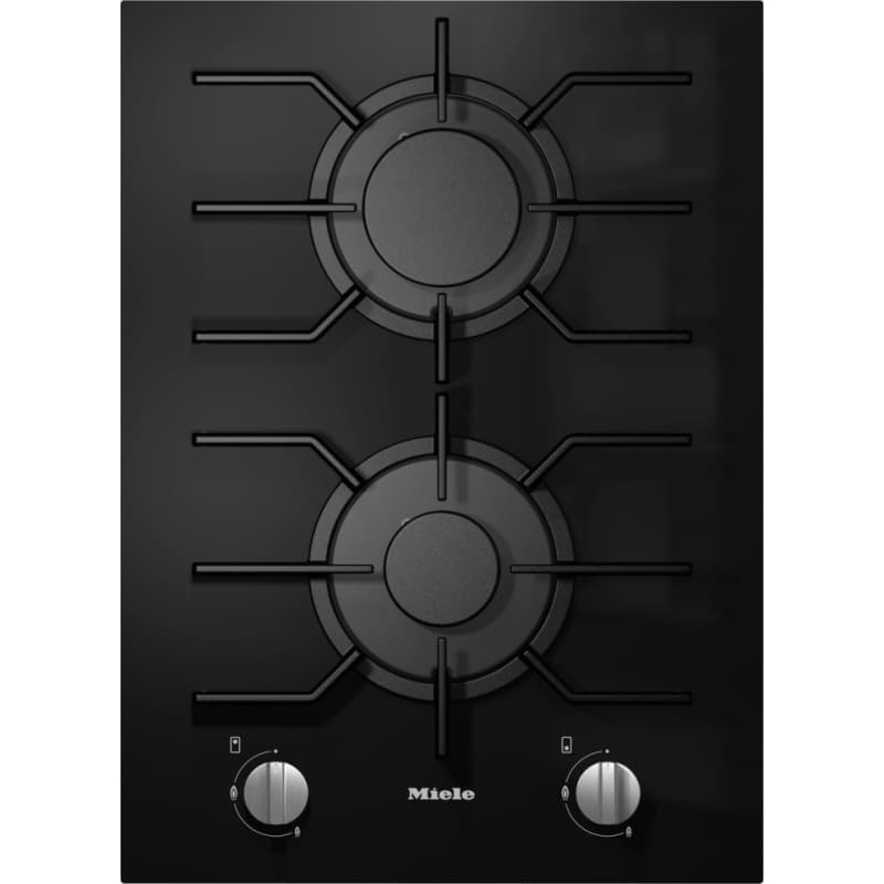 Газова варильна поверхня (2 конфорки) CS 7102-1 FL чорне скло Miele Газова варильна поверхня (2 конфорки) CS 7102-1 FL чорне скло Miele