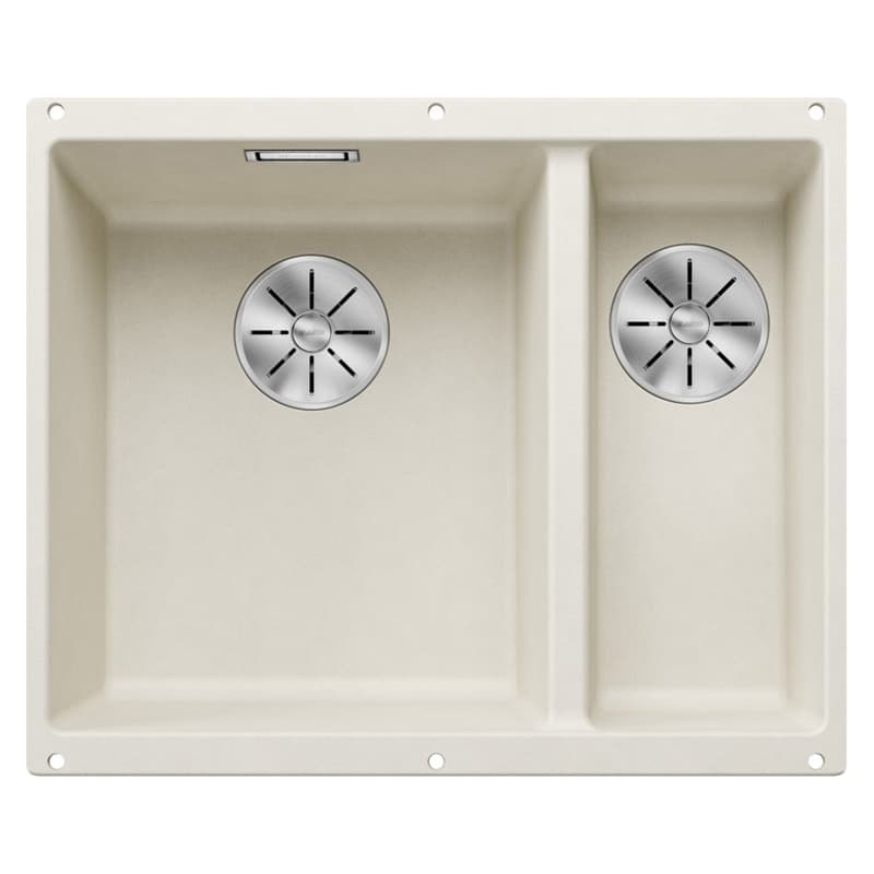 Мойка SUBLINE 340/160-U SILGRANIT (мпс.) нежный белый (чаша слева) BLANCO (527162) Мойка SUBLINE 340/160-U SILGRANIT (мпс.) нежный белый (чаша слева) BLANCO (527162)