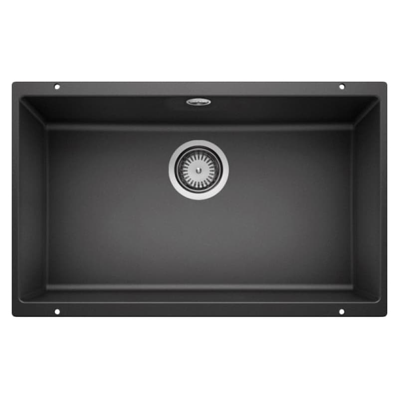 Мойка ROTAN 700-U SILGRANIT (мпс.) черный BLANCO (526099)