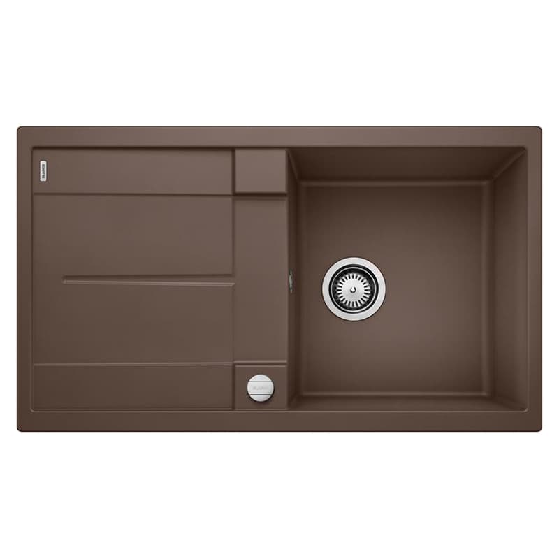 Мойка METRA 5 S SILGRANIT (мпс./врезная) кофе BLANCO (515041) Мойка METRA 5 S SILGRANIT (мпс./врезная) кофе BLANCO (515041)