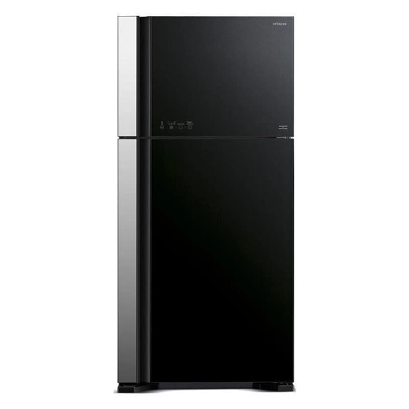 Холодильник R-VG660PUC7-1GBK черное стекло Hitachi Холодильник R-VG660PUC7-1GBK черное стекло Hitachi