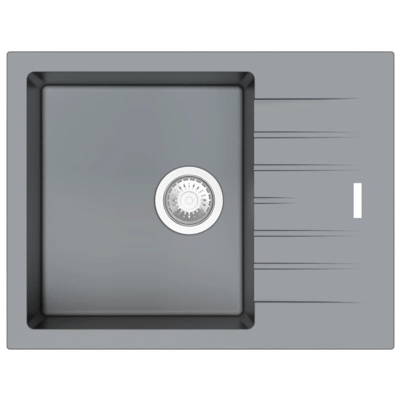 Мойка гранит Classic 65x50 Grey Metallic Fabiano Мойка гранит Classic 65x50 Grey Metallic Fabiano