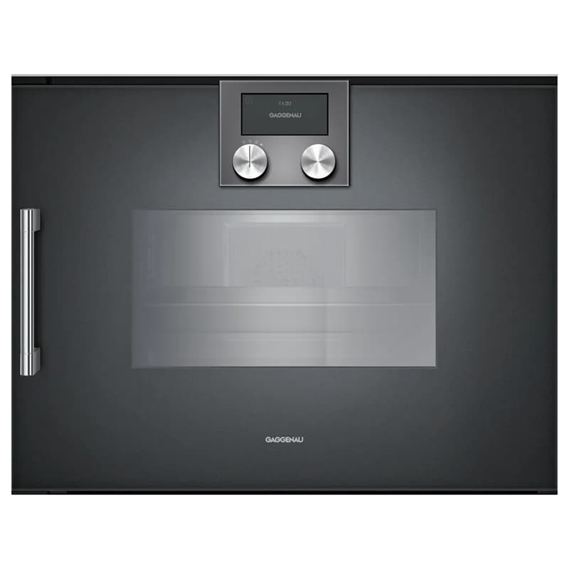 Компактна духова шафа-пароварка BSP250101 права антрацит GAGGENAU Компактна духова шафа-пароварка BSP250101 права антрацит GAGGENAU