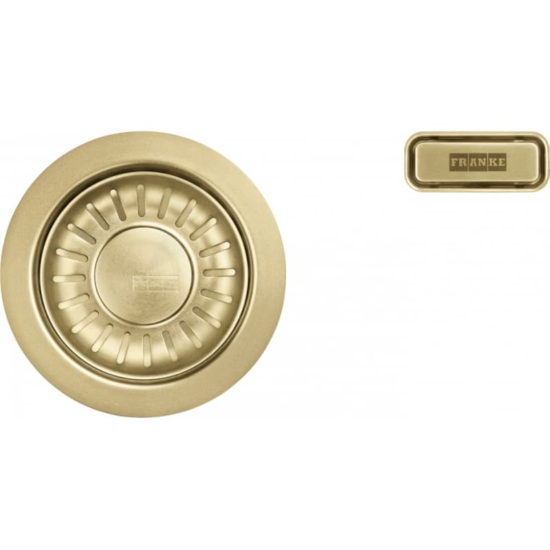 Вентиль 3½" з переливом, до мийки з нерж сталі PVD, gold (золото) Franke (112.0652.898)