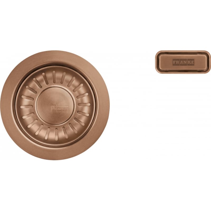 Вентиль 3½" з переливом, до мийки з нерж сталі PVD, copper (мідь) Franke (112.0652.978)