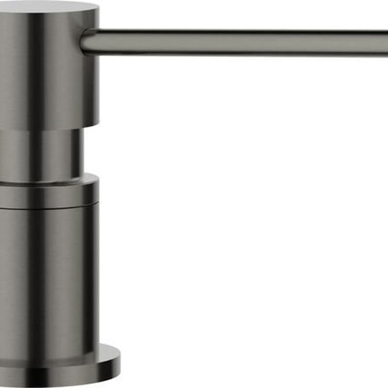 Дозатор LATO PVD satin dark steel BLANCO (527743) Дозатор LATO PVD satin dark steel BLANCO (527743)