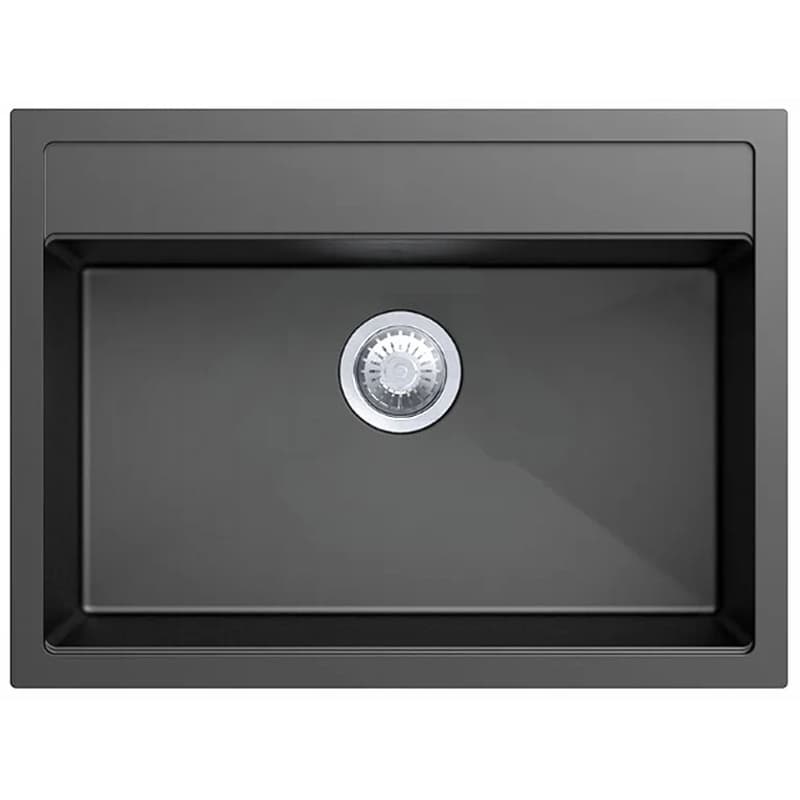 Мойка гранит Quadro 61x51 Titanium Fabiano Мойка гранит Quadro 61x51 Titanium Fabiano