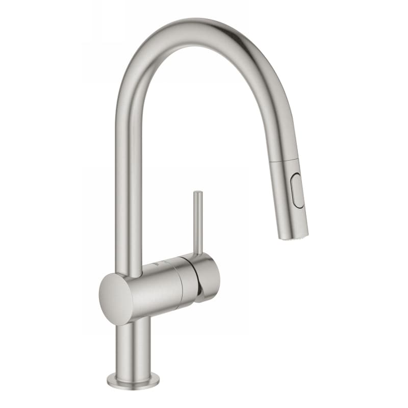 Смеситель Vento Dual Spray, супер сталь Grohe (30438DC0) Смеситель Vento Dual Spray, супер сталь Grohe (30438DC0)