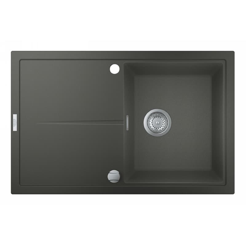 Мийка кухонна K400, граніт, прямокут., з крилом, 780x500x205мм, сірий граніт Grohe (31639AT0) Мийка кухонна K400, граніт, прямокут., з крилом, 780x500x205мм, сірий граніт Grohe (31639AT0)