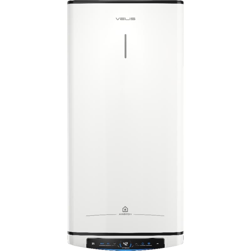 Водонагрівач плаский слім VELIS PRO DRY WIFI 80 EU, 80л, 2*1,5кВт, сух тен, ун. Монтаж Ariston (3100909) Водонагрівач плаский слім VELIS PRO DRY WIFI 80 EU, 80л, 2*1,5кВт, сух тен, ун. Монтаж Ariston (3100909)