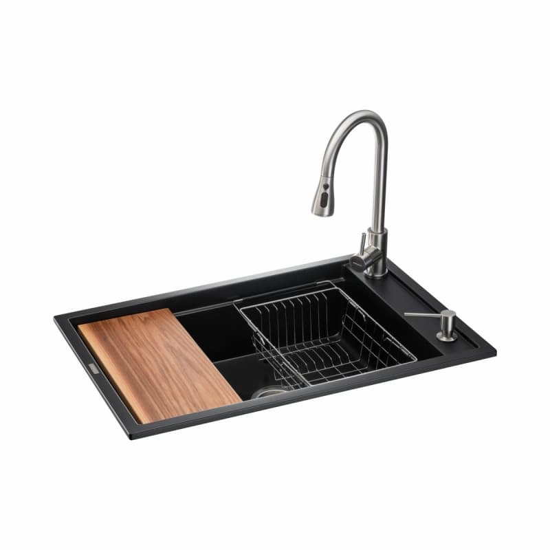Кухонная станция GRANADO Basic Estella black shine гранит GRANADO Кухонная станция GRANADO Basic Estella black shine гранит GRANADO