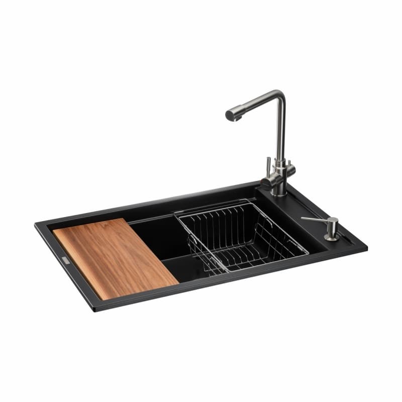 Кухонная станция GRANADO Optimal Estella black shine гранит GRANADO Кухонная станция GRANADO Optimal Estella black shine гранит GRANADO