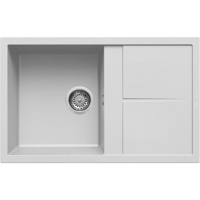 Мойка гранит UNICO 300 BIANCO TITANO 68 ELLECI Мойка гранит UNICO 300 BIANCO TITANO 68 ELLECI