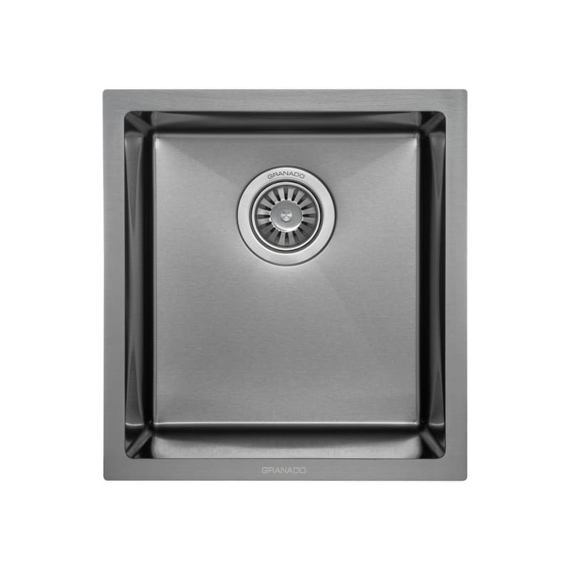 Мийка сталева Under top mini STEEL S201 black (400*430*220mm) GRANADO Мийка сталева Under top mini STEEL S201 black (400*430*220mm) GRANADO
