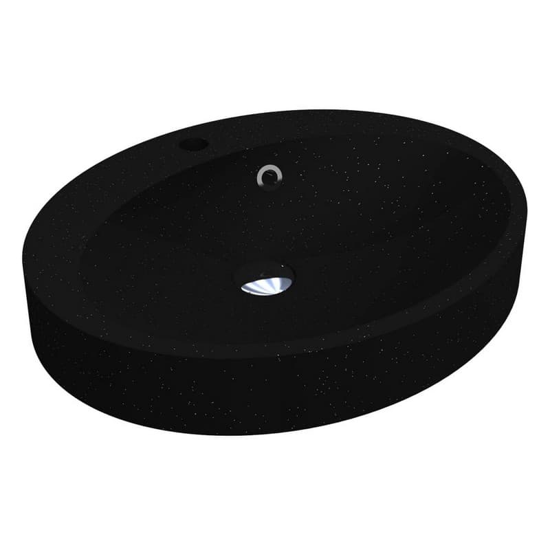 Умивальник DEVON MIRASTONE black shine mirastone Miraggio Умивальник DEVON MIRASTONE black shine mirastone Miraggio