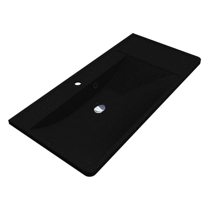 Умивальник SACRAMENTO MIRASTONE black shine mirastone Miraggio Умивальник SACRAMENTO MIRASTONE black shine mirastone Miraggio