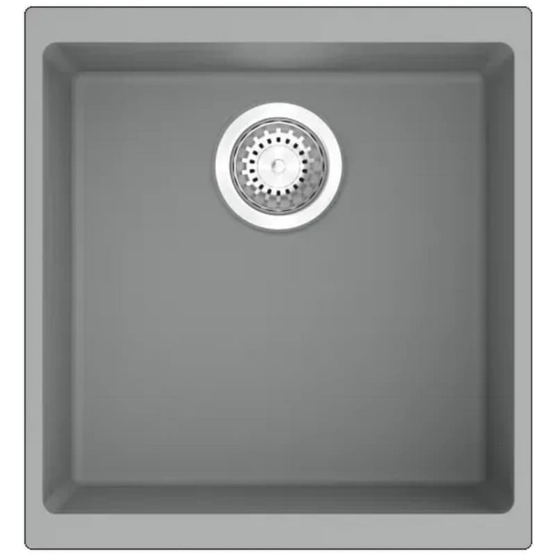 Мийка граніт Navio 43x46 Grey Metallic Fabiano